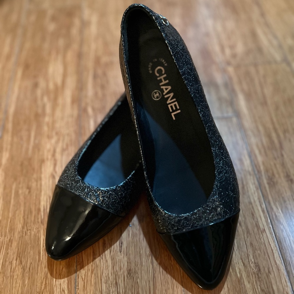 Chanel Leather Flats